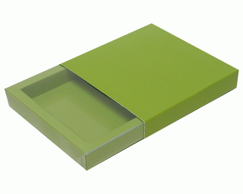 Windowbox mini with sleeve 105x105x18mm kiwi green 