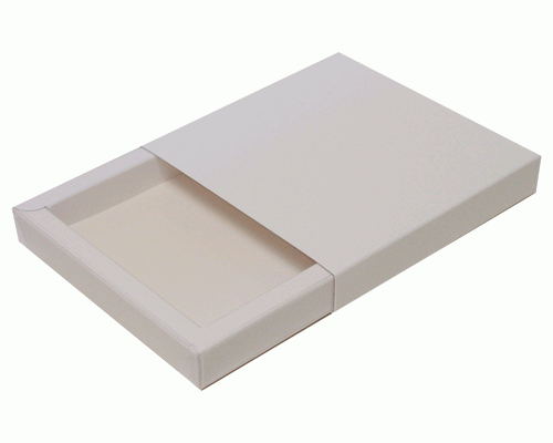 Windowbox mini with sleeve 105x105x18mm seashell 