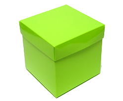 Cubebox appr. 1000gr Applegreen laque Gold