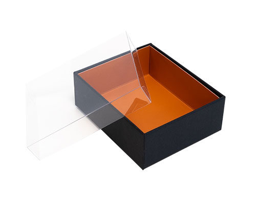Biscuitbox small L110xW90xH40mm black sunset orange
