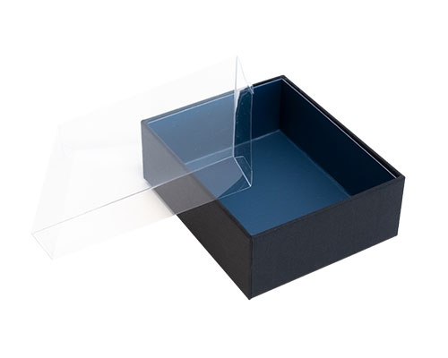 Biscuitbox small L110xW90xH40mm black sea blue