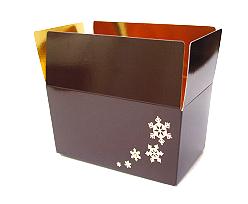Ballotin Icestars 500gram 134x76x70mm Chocolat Laqué
