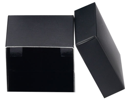 Cubebox 50x50x50mm Duomat black- Shiny black