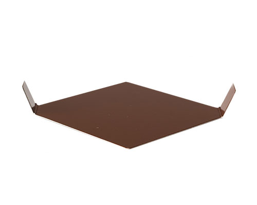 Tray patisserie 2 tabs 80x80mm choco