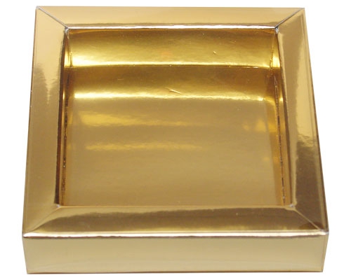 Windowbox 66x66x19mm shiny gold