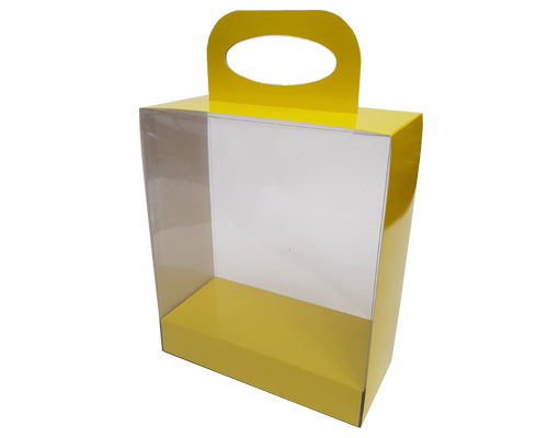 Pvc box shoe L170xW80xH170mm interior jaune laqué