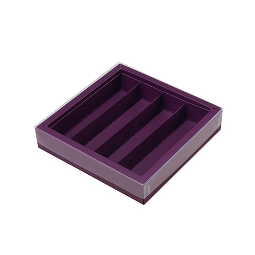 Windowbox maxi 145x145x33mm divider included purple