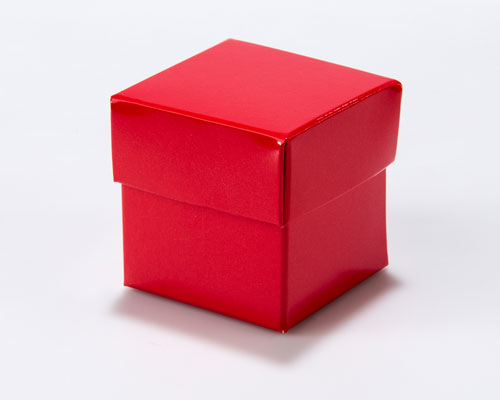 Cubebox 50x50x50mm Rouge laque  