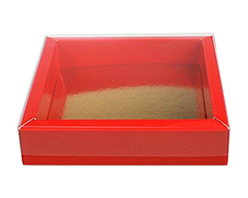 Windowbox120x120x30mm rouge laque