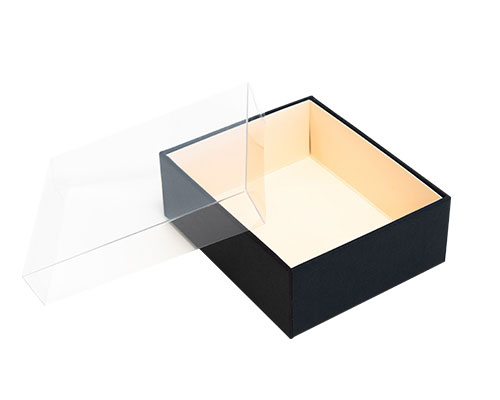 Biscuitbox small L110xW90xH40mm black seashell