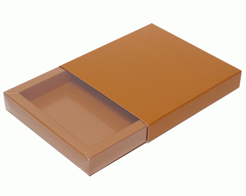 Windowbox mini with sleeve 105x105x18mm hazelnut 