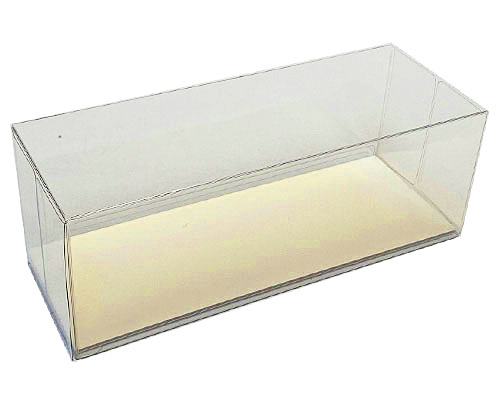 Cakebox transparent L220xW80xH80mm ivory