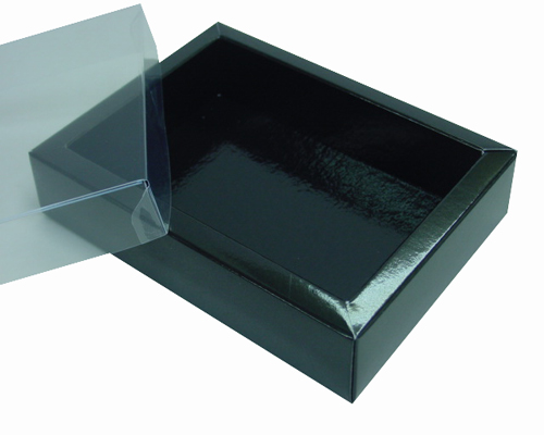 Windowbox 130x90x30mm noir laque