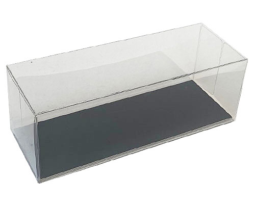 Cakebox transparent L220xW80xH80mm black