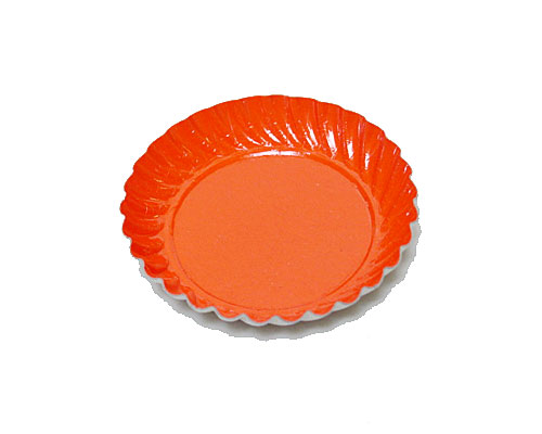 Bordje rond dia 55mm orange