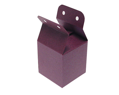 Cubebox handle mini 50x50x50mm aubergine