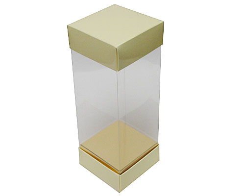 Skylinebox L80xW80xH200mm exterior Creme Laqué