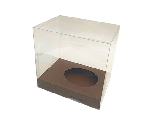 Easteregg box transparent no.1 XS brown