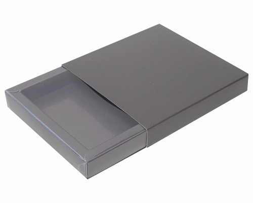 Windowbox mini with sleeve 105x105x18mm warmgrey 