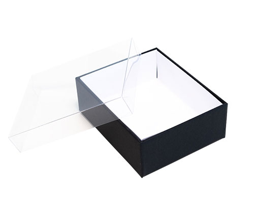 Biscuitbox small L110xW90xH40mm black white