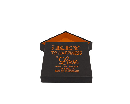 Royal box black L110xW110xH25mm sunset orange key