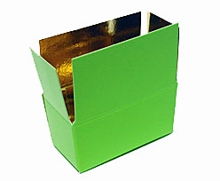 Box 2 choc, vert pomme laque