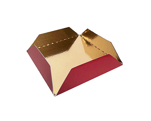 Tray patisserie square 47x47mm Brique gold 