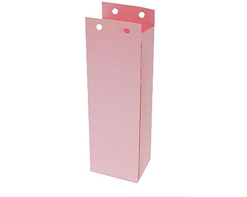 Hoog zakje open 50x40x155mm pink