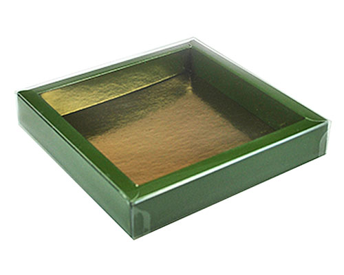 Windowbox 126x126x24mm vert foret laque