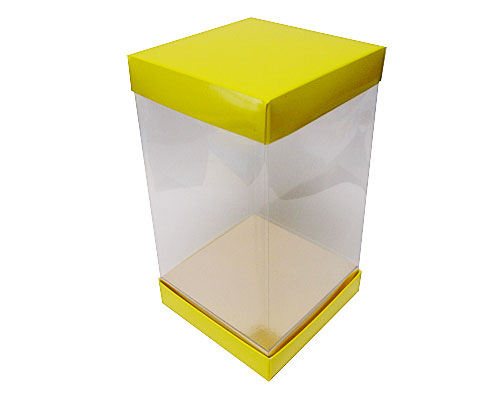 Skylinebox L150xW150xH250mm exterior Jaune Laqué