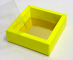 Windowbox 175x175x24mm jaune laque