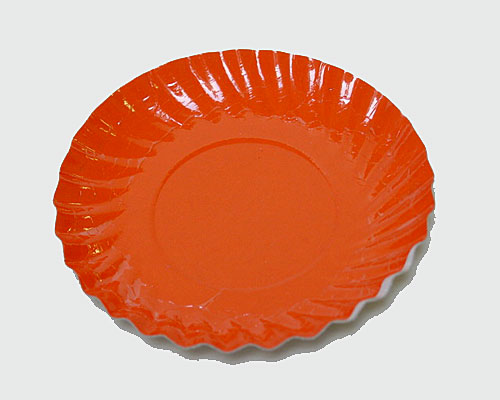 Bordje rond dia 88mm orange