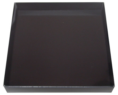 Windowbox carre large 140x140x19mm black
