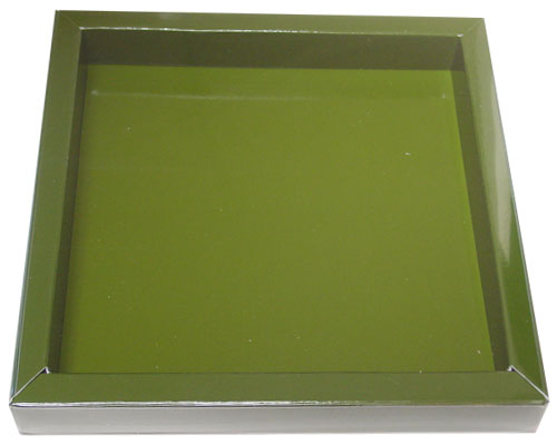 Windowbox 133x133x19mm vert forêt laque