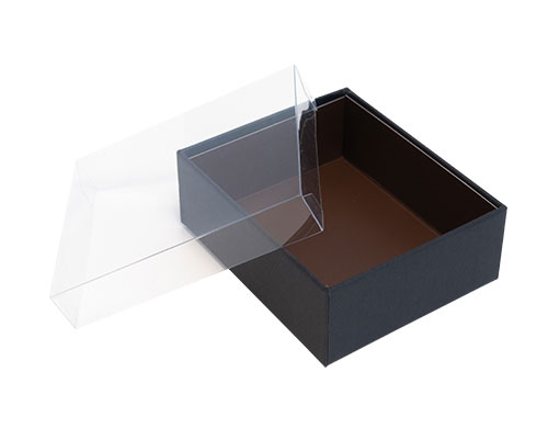 Biscuitbox small L110xW90xH40mm black brown