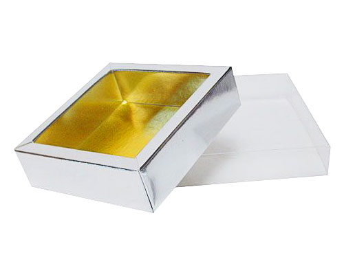 Windowbox 90x90x30mm interior silvershine