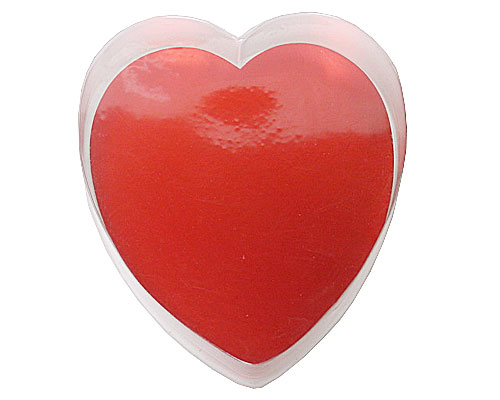 PVC Heartbox large with redcarton L160xW180xH30mm