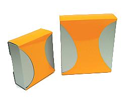 Box Dali small Duo Monaco silver orange