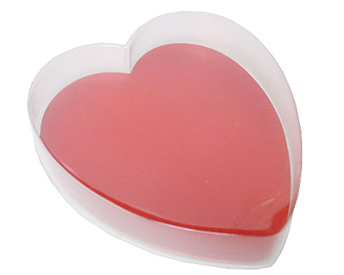 PVC Heartbox large with redcarton L160xW180xH30mm