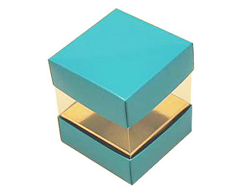 Skylinebox L80xW80xH90mm exterior Lagune Laqué