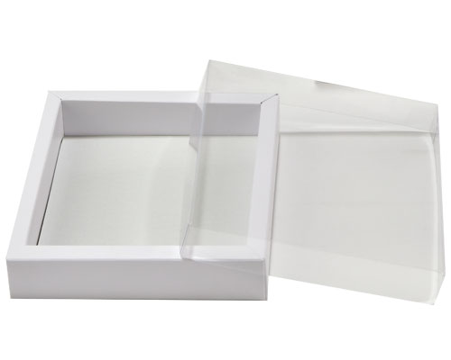 Windowbox 120x120x30mm Duo mat-white/shiny-white