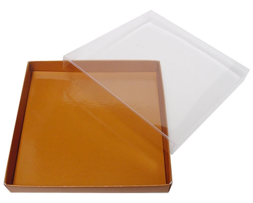 Windowbox carre large 140x140x19mm hazelnut