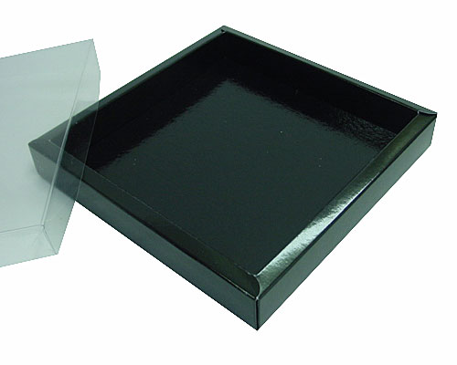 Windowbox 175x175x24mm noir laque