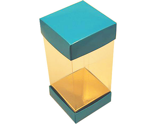 Skylinebox L80xW80xH180mm exterior Lagune Laqué