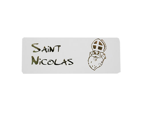 label saint nicolas white with gold 500pcs