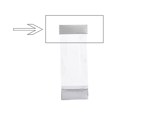 Arosa clip 70mm silvertin