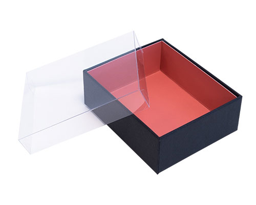 Biscuitbox small L110xW90xH40mm black antique pink