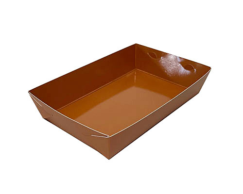 Dessert tray 100x75x35mm Haselnut