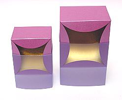 bilbao small 80x80x50mm plum/lilac