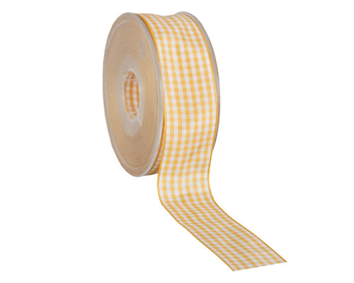 Vichy 25mm/25mtr. yellow